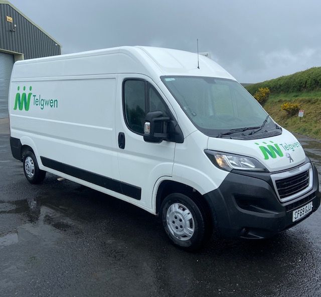Telgwen collection and delivery van