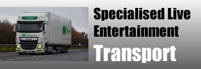 Live Entertainment transport Wales